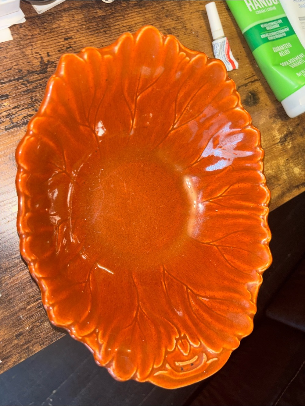 Vintage woodfield pattern leaf bowl